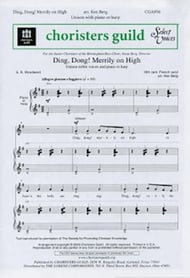 cover Ding, Dong! Merrily on High Unison choral sheet music cover